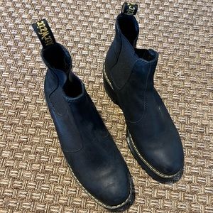 ROMETTY WYOMING LEATHER PLATFORM CHELSEA BOOTS